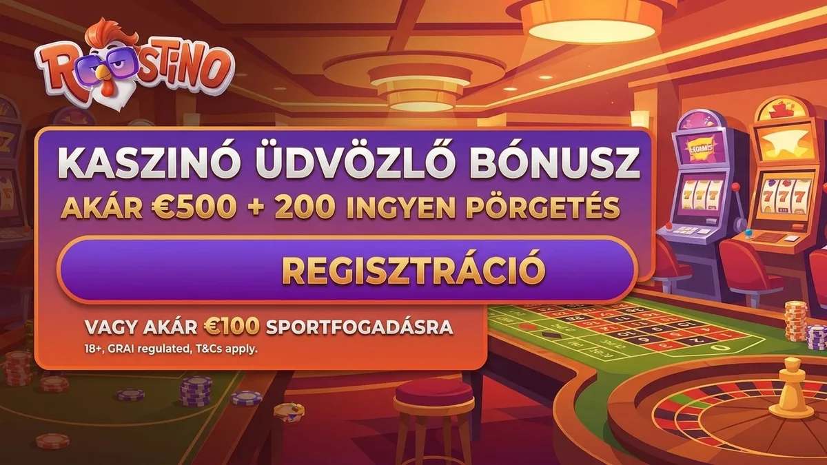 Regisztráció bónusszal